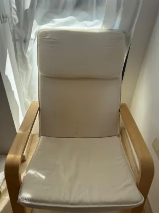 Sillón IKEA Madera y Tela