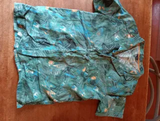Camicia ragazzo/donna lino e cotone
