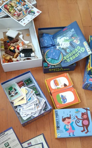 Lotto 6 giochi da tavolo: Haba, Lego, Minotaur