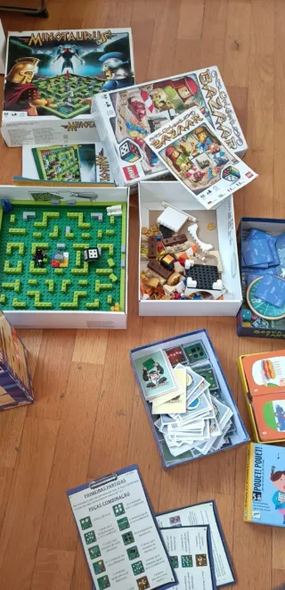 Lotto 6 giochi da tavolo: Haba, Lego, Minotaur