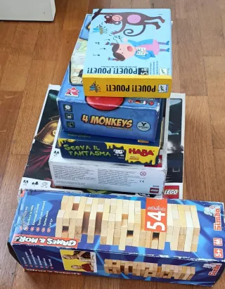 Lotto 6 giochi da tavolo: Haba, Lego, Minotaur