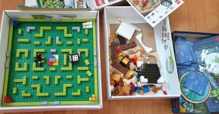 Lotto 6 giochi da tavolo: Haba, Lego, Minotaur
