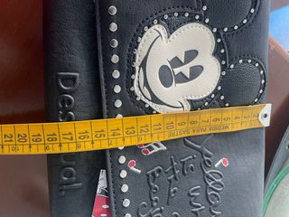 Bolso Bandolera Mickey Mouse Desigual Negro