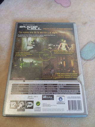 Splinter Cell Pandora Tomorrow PC CD ROM