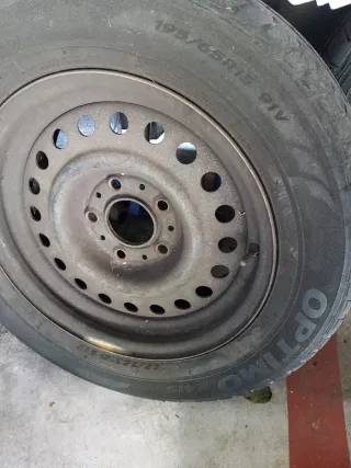 4 Llantas Hierro BMW E34