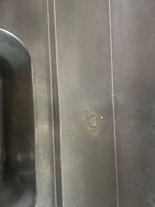 Fregadero de acero inoxidable sin marca