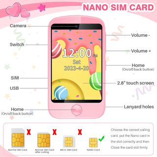 Teléfono Educativo Infantil Táctil 2.8