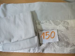 Cortinas blancas de hilo, y otras..sábanas, y mas