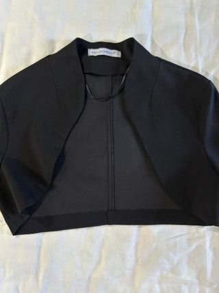 Coprispalle Bolerino Nero Rinascimento