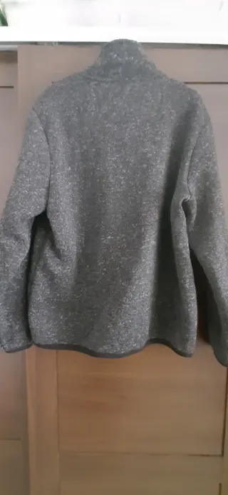 Chaqueta polar hombre Mango gris XL