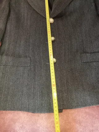 Blazer donna 85% Lana grigio