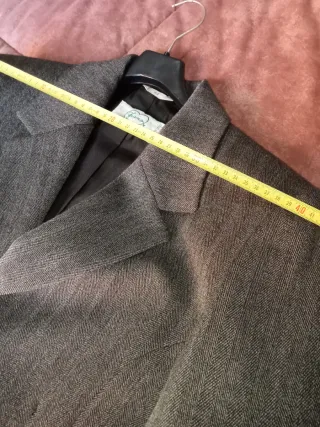 Blazer donna 85% Lana grigio