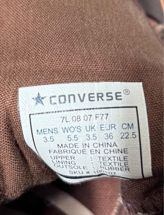 Converse All Star caña alta cuadros