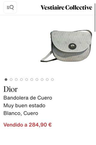 Borsa a tracolla vintage Dior monogramma