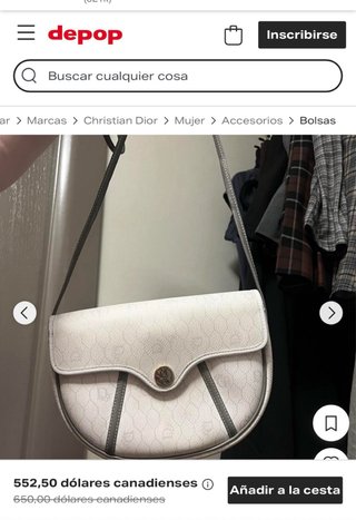 DIOR POCHETTE BOLSO BANDOLERA VINTAGE MONOGRAMA
