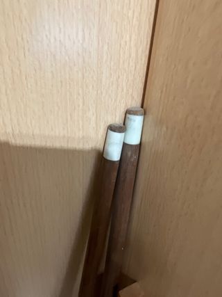 2 Stecche da Biliardo Marroni