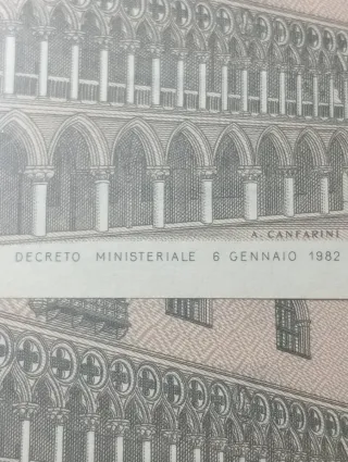 Banconote 1000 Lire Banca d'Italia