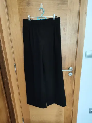 Pantalón ancho Zara negro