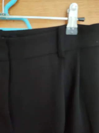 Pantalón ancho Zara negro