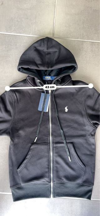 Chaqueta Polo Ralph Lauren Negra Cremallera