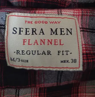 Camisa de cuadros para hombre