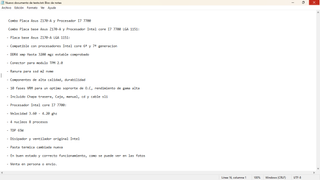 Placa Base Asus Z170-A + Intel Core i7-7700