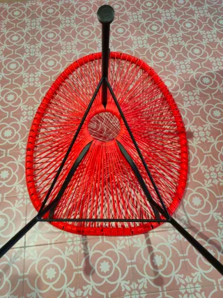 Silla Sillon Butaca Acapulco Ikea Naranja.