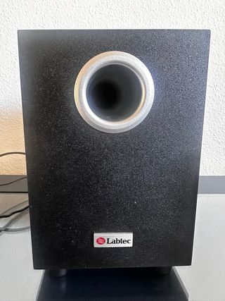 Altavoces Labtec Negro con Control Volumen