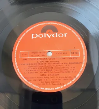 King Crimson - Young Person's Guide 2LP (1980)
