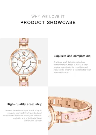 Reloj OPK Oro y Rosa