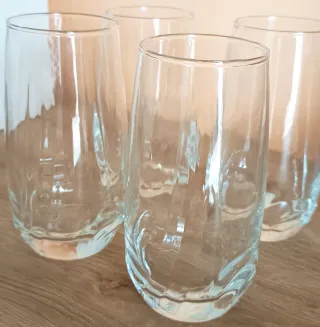 Set di 4 Bicchieri da acqua/bibita in Vetro Nuovi