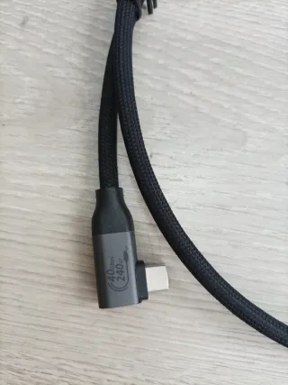 Cable Thunderbolt 5/4/3  USB tipo C 1m Trenzado