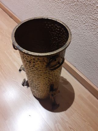 Paragüero laton acabado martillado 50x22 diametro