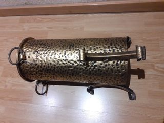 Paragüero laton acabado martillado 50x22 diametro