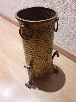 Paragüero laton acabado martillado 50x22 diametro