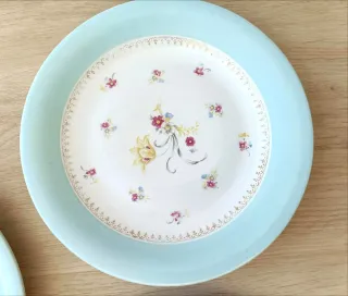 3 Piatti piani in porcellana Limoges