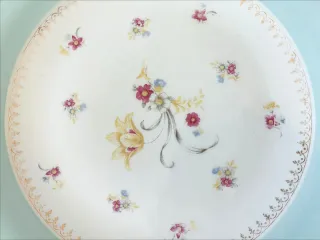 3 Piatti piani in porcellana Limoges