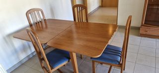 Mueble de salón + sofà cama + mesa y sillas