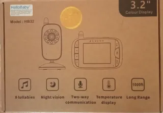 Cámara Vigilabebés HelloBaby HB32