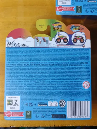 Set 3 Hot Wheels Monster Trucks Color Shifters