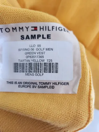 Gilet Tommy Hilfiger GOLF Giallo Taglia L