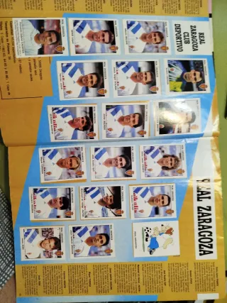 Álbum Fútbol 93-94 Estrellas de la Liga