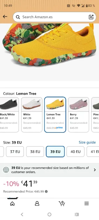 Nuevo Zapatillas Saguaro Talla 38