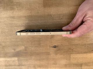 Chasis iPhone 13 Pro Dorado con componentes