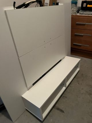 Mueble TV pared blanco Solo recogida