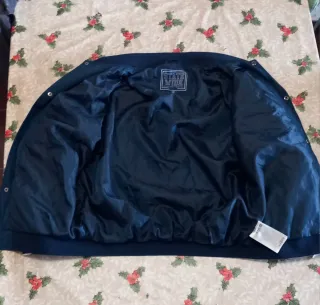 Giacchetta universitaria C&A blu e bianco