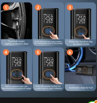 Inflador Portátil Coche 2.50 PSI