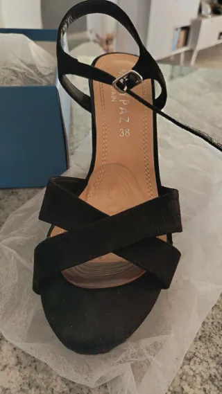 Tacones Marypaz Negros Talla 38