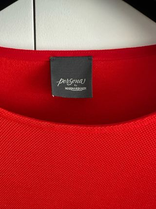 Maglia donna lunga rossa