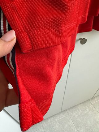 Maglia donna lunga rossa